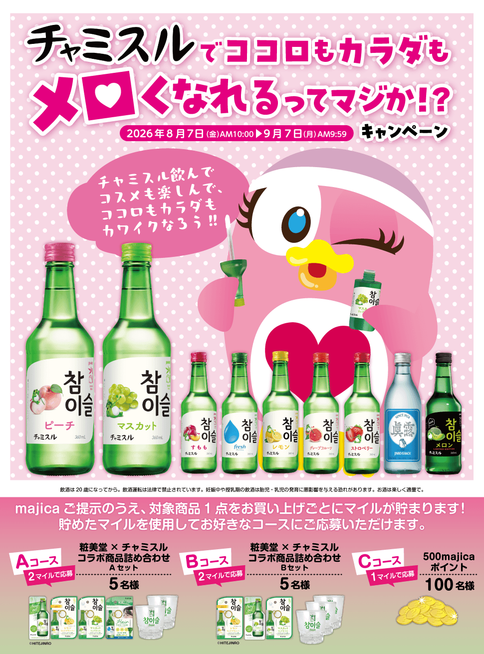 チャミスルでココロもカラダもメロくなれるってマジか!?キャンペーン
