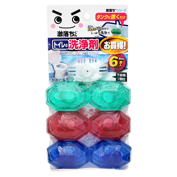 激落ちくんトイレ洗浄剤 お得用アソート  6個入