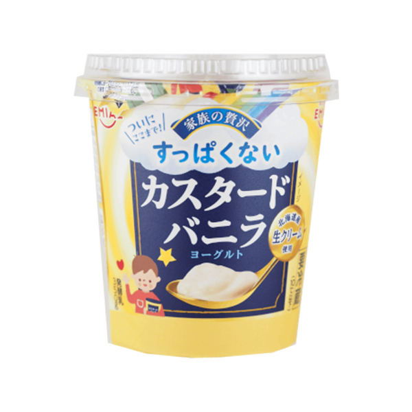 安曇野食品工房 エミアル 家族の贅沢 カスタードバニラヨーグルト カップ 350g