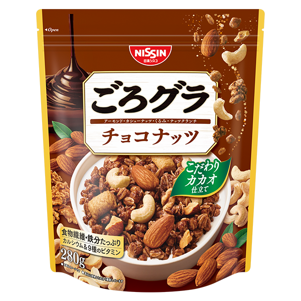 日清シスコ ごろグラチョコナッツ 280g