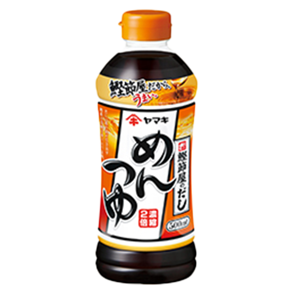 ヤマキ めんつゆ 2倍濃縮 ボトル 500ml