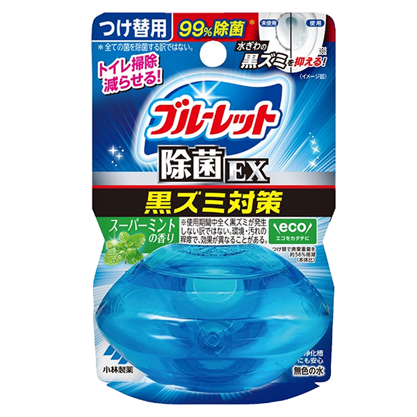 小林製薬 液体ブルーレットおくだけ除菌EXつけ替用 スーパーミントの香り(67ml)