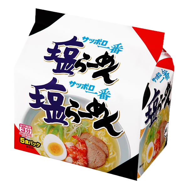 サンヨー食品 サッポロ一番　塩らーめん　5食パック(500g)
