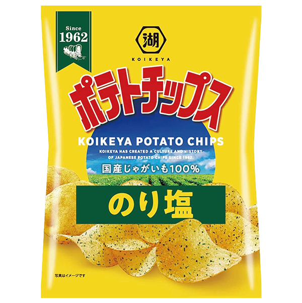 湖池屋 ポテトチップス のり塩(55g)