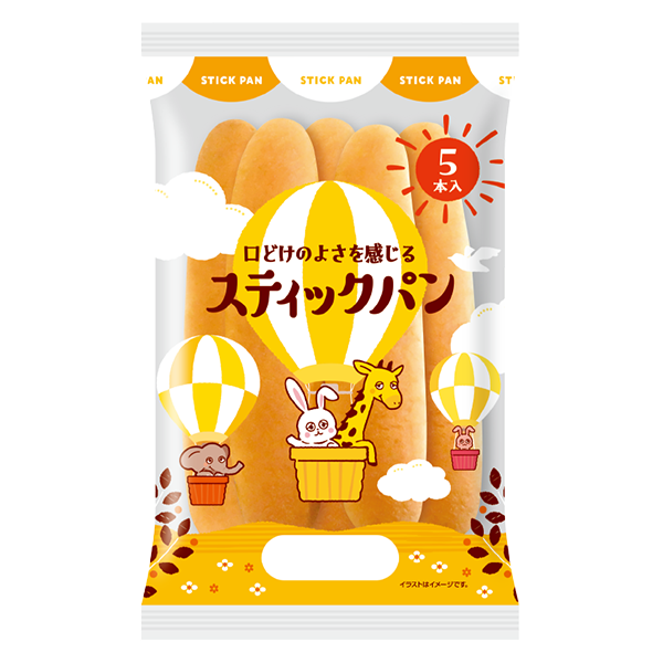 パスコ スティックパン(5本入)