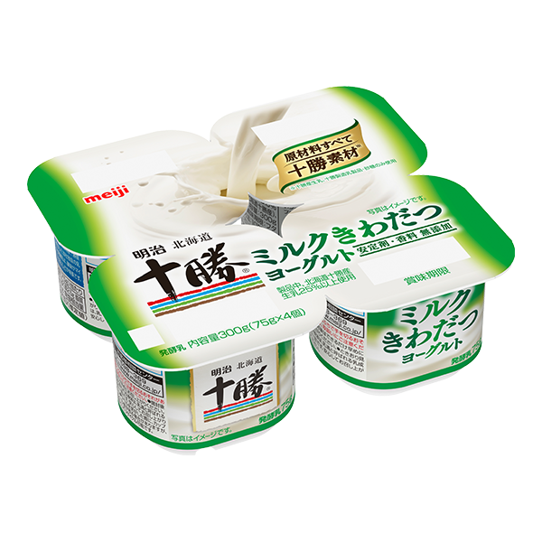 明治 北海道十勝ミルクきわだつヨーグルト(75g×4個入)