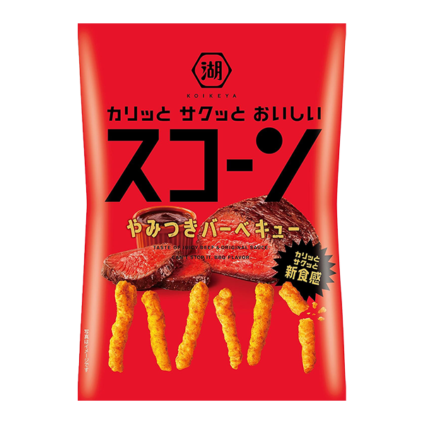 湖池屋 スコーン やみつきバーベキュー(73g)