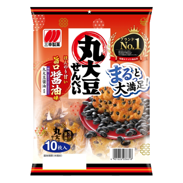 三幸製菓 丸大豆せんべい 旨口醤油味(10枚入)