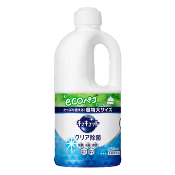 花王 キュキュット クリア除菌 つめかえ用(1250ml)