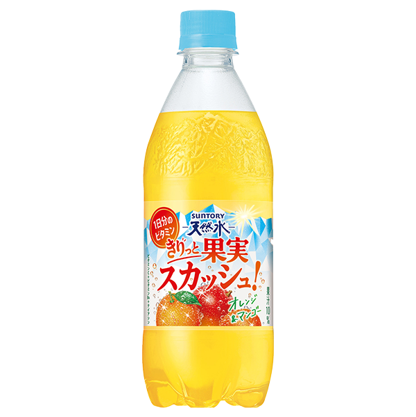 サントリーフーズ きりっと果実スカッシュ！　オレンジ＆マンゴー(500ml)