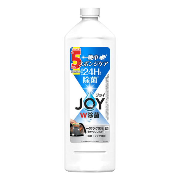 P&G ジョイ 時短すすぎ+強力洗浄 つめかえ ボトル 670ml
