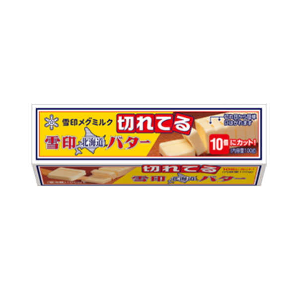 雪印 北海道バター 切れてる 箱 10g×10